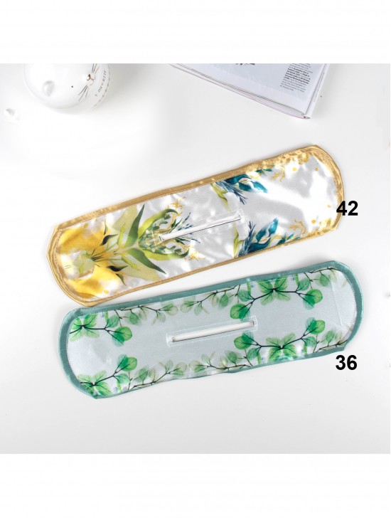 Floral Patterned Bun Maker/Bag Accent